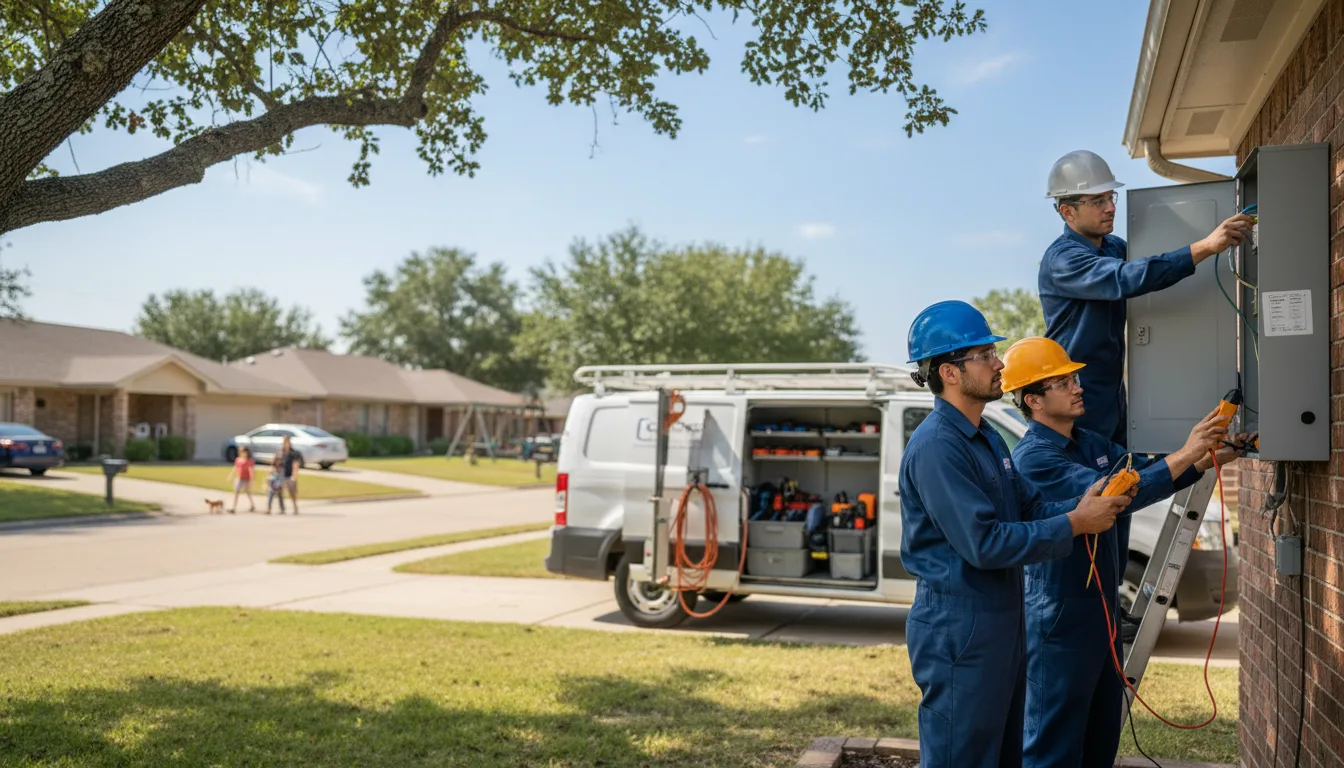 Certified electrician providing emergency electrical services in Rockville, MN